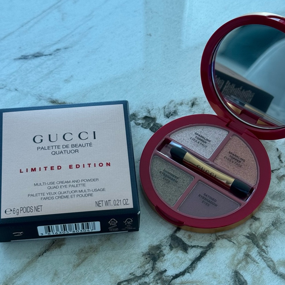 Gucci Limited Edition Eye Palette - Festive Glow 04 New